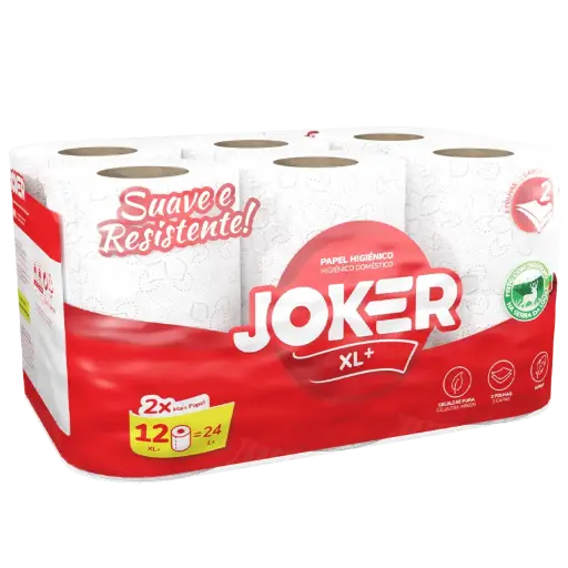 Papel higiénico 2 capas (12 rollos)